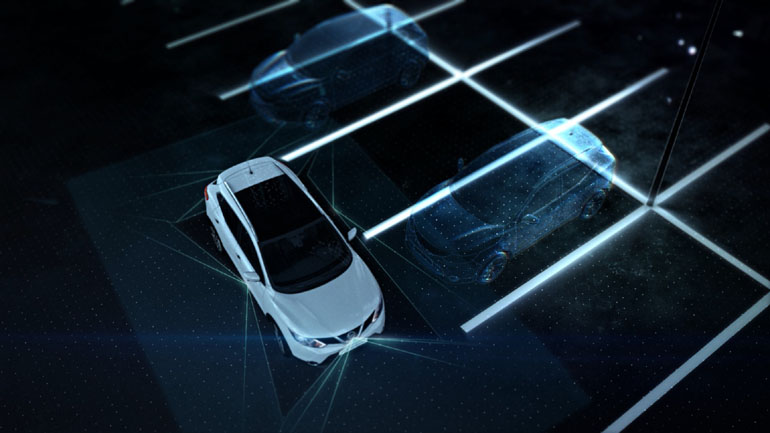 Με τιη βοήθεια των καμερών και το σύστημα αυτόματου παρκαρίσματος το παρκάρισμα γίνεται παιχνιδάκι...