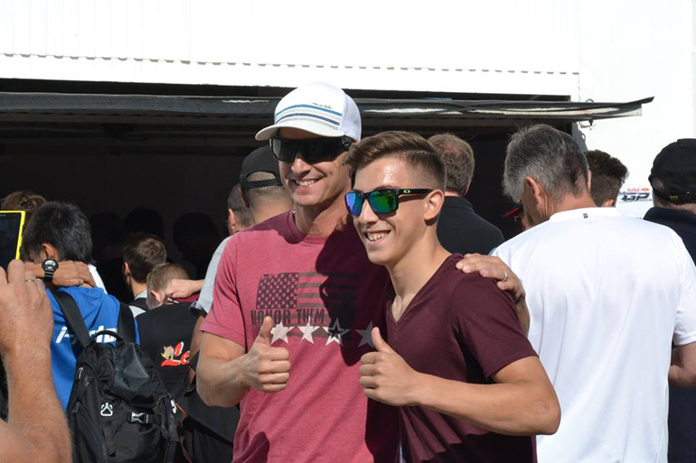 Μαζί με τον κορυφαίο αμερικανό αναβάτης Colin Edwards