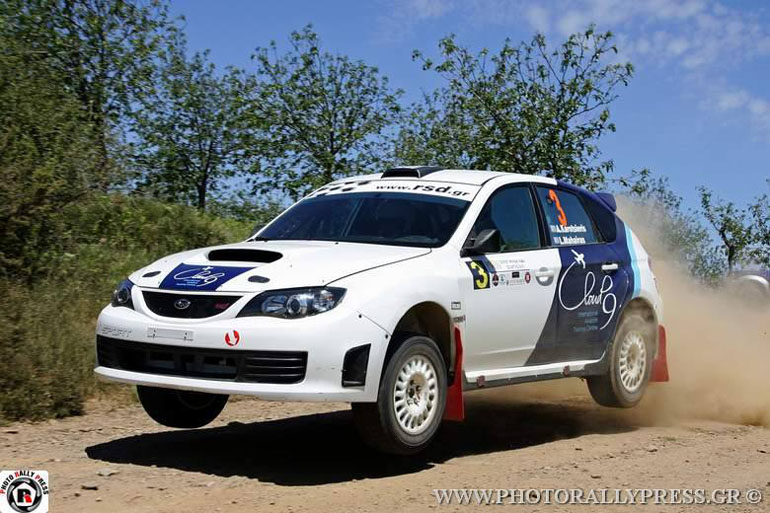 Στον αέρα οι Ανδρέας Καροτσιέρης - Λεωνίδας Μαχαίρας με Subaru Impreza WRX