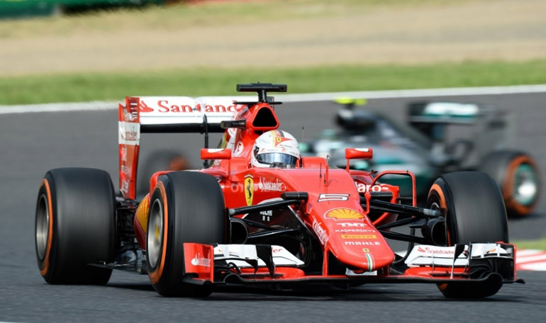 Η Ferrari ανέβηκε βάθρο με τον Vettel ενώ κατέκτησε καιι την 4η θέση με τον Raikkonen