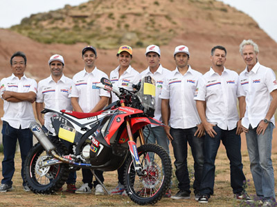 Με πέντε αναβάτες θα συμμετάσχει η Honda στο Dakar