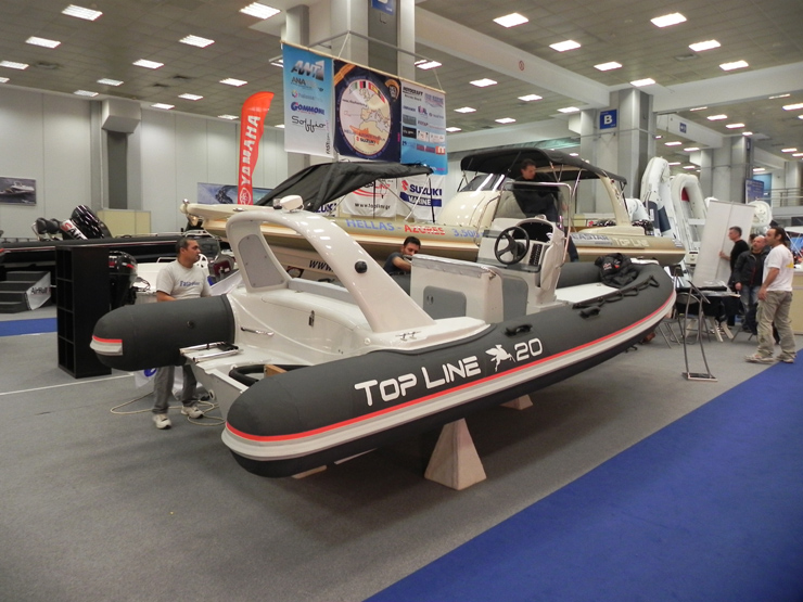 Στη φετινή έκθεση θα κάνουν την εμφάνισή τους πολλά φουσκωτά σκάφη...