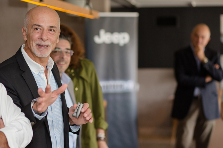 Ο γενικός διευθυντής της Lancia - Jeep, Ανδρέας Σουλουτζιδάκης...