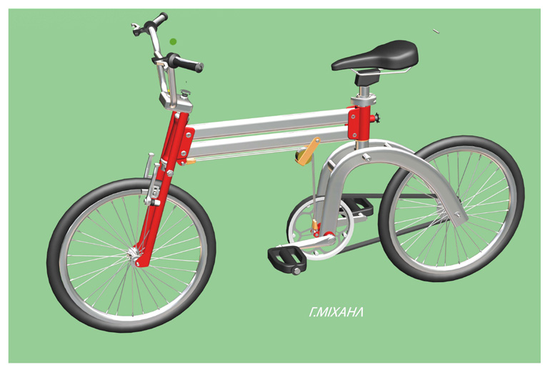 Ποδήλατο σχεδιασμένο από τον Γιώργο Μιχαήλ...