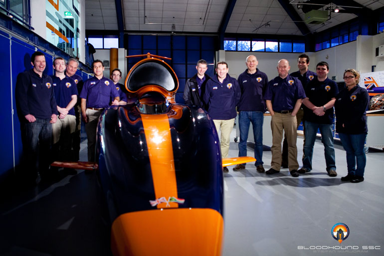 Η ομάδα μηχανικών του Bloodhound SSC