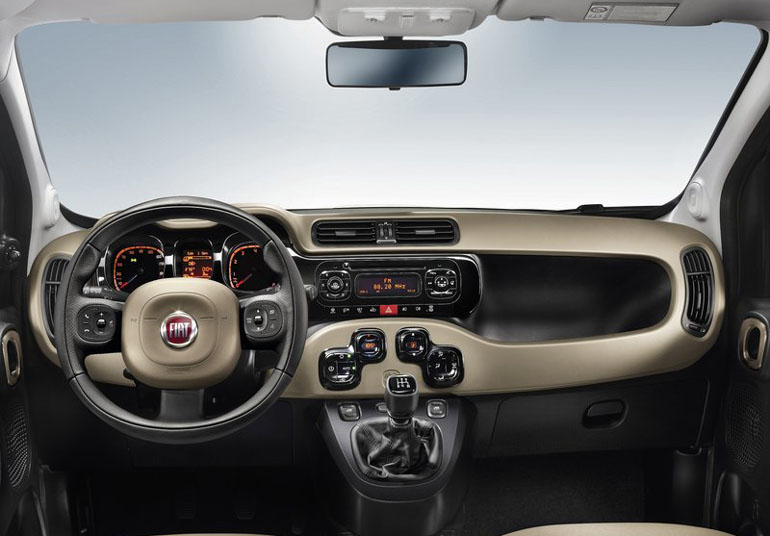 Το εσωτερικό του Fiat Panda