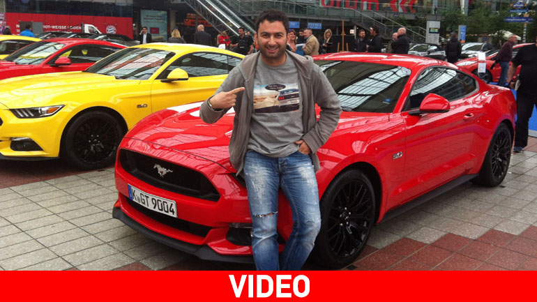 O Βασίλης οδηγεί… Mustang στην Γερμανία
