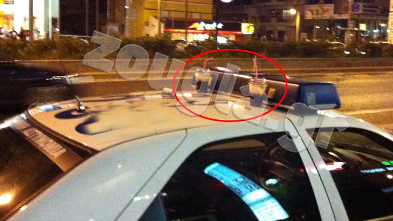 Μετέτρεψαν σε τραπεζάκι του καφέ περιπολικό της αστυνομίας!