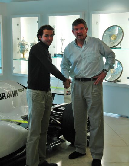 Με τον Ross Brawn