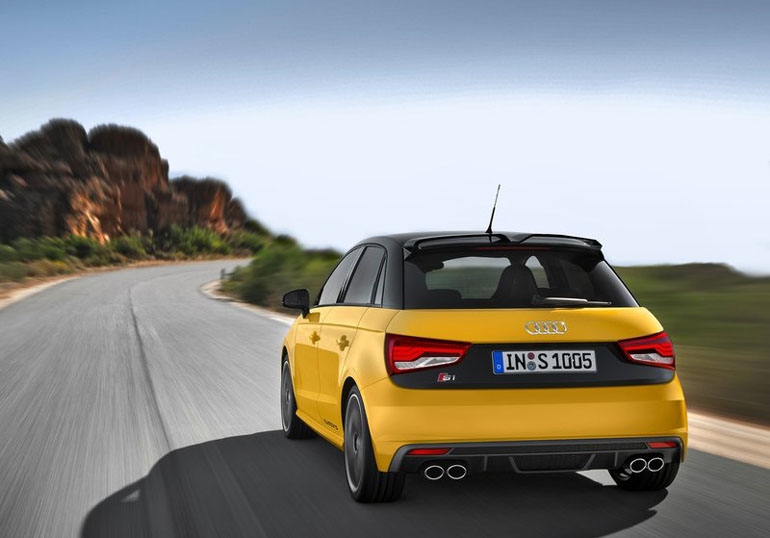 To Audi Α1 είναι διαθέσιμο στην κορυφαία έκδοση με την ονομασία S1 και απόδοση 231 ίππους...