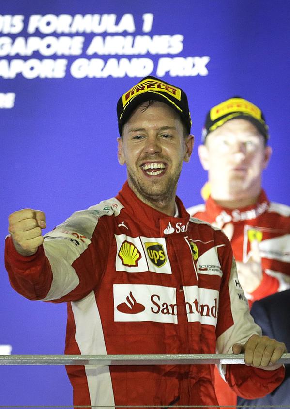 H νίκη που σημείωσε ο Vettel στην Σιγκαπούρη τον έφερε στην 3η θέση της λίστας των πιλότων με τις περισσότερες νίκες στην Formula 1