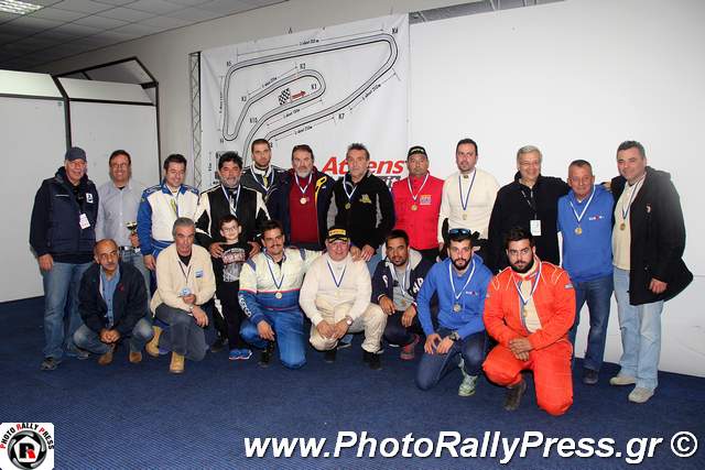 Οι οδηγοί στον αγώνα της ταχύτητας...