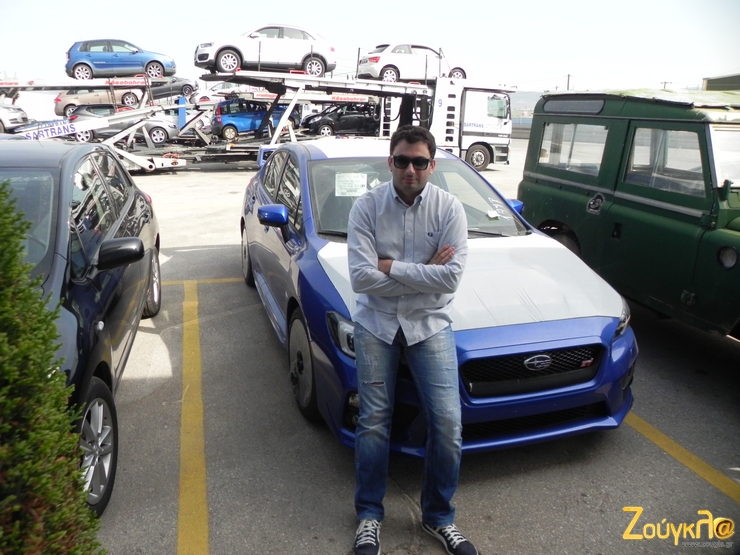 Αναμνηστική φωτογραφία με το πρώτο WRX Sti τελευταίας γενιάς που ήρθε στην Ελλάδα...