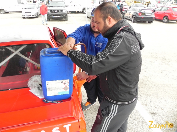 Εργασίες πριν τον αγώνα...