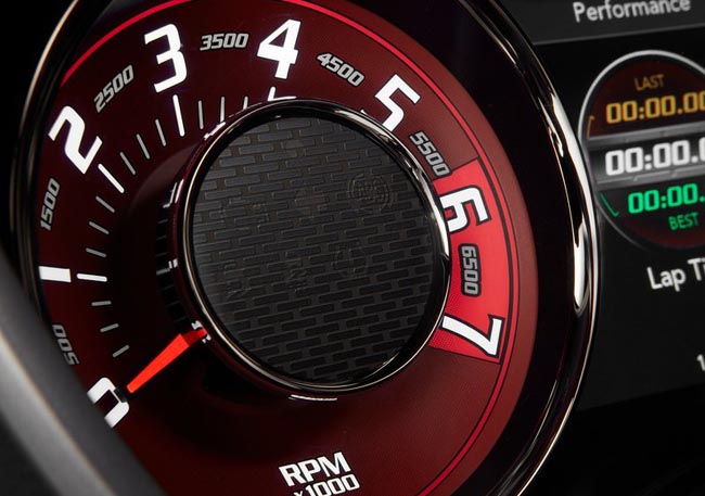 Το όργανο που μετρά τις σ.α.λ. και στο βάθος το χρονόμετρο για μετρήσεις εντός πίστας...