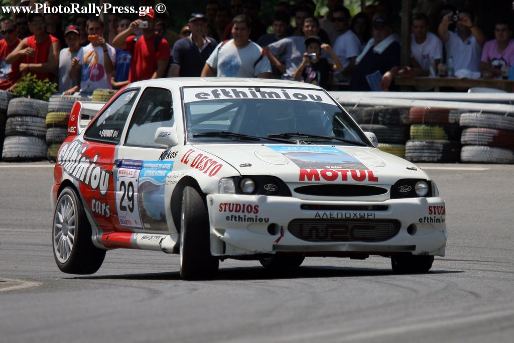 Για πρώτη φορά με το Escort WRC του Μιχάλη Ευθυμίου θα τρέξει ο γιος του Παναγιώτης...