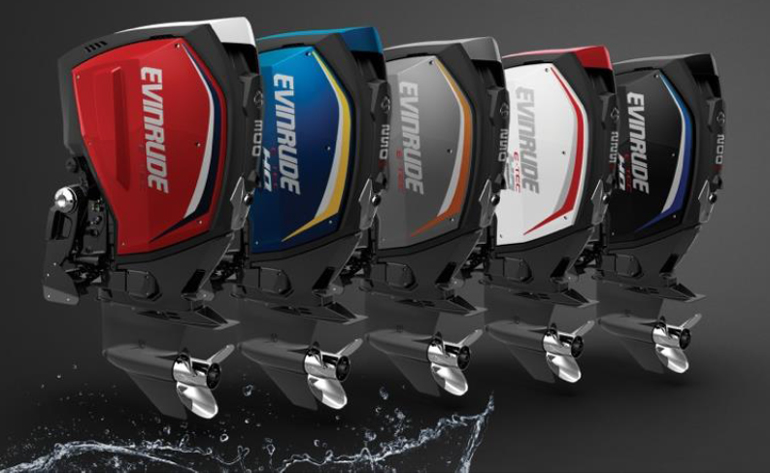 Πέντε είναι τα βασικά χρώματα στη νέα γενιά των Evinrude E-TEC G2