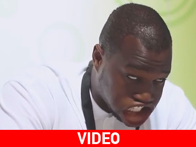 Παραμορφώθηκε το πρόσωπό του από κινητήρα αυτοκινήτου!