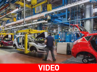 Δείτε πώς σε 86 δευτερόλεπτα φτιάχνεται ένα Ford Fiesta