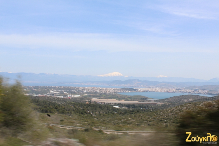 Η Χαλκίδα από σημείο της ανάβασης Ριτσώνας...