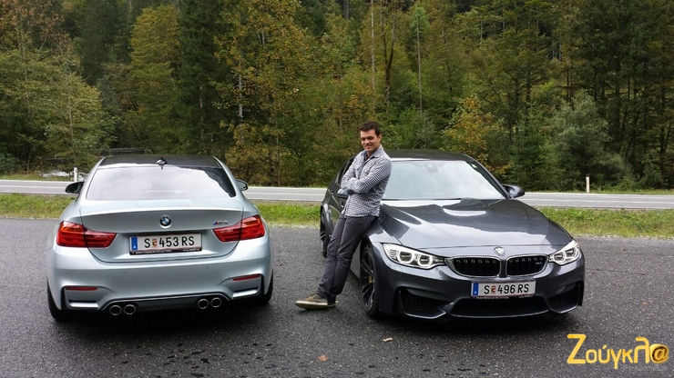 Με αυτή την φωτογραφία μάλλον ο Λουκάς Παπαλάμπρος θα πρέπει να πάει για ξεμάτιασμα... Από ταξίδι του zougla.gr σε δοκιμή των BMW M3 και M4...
