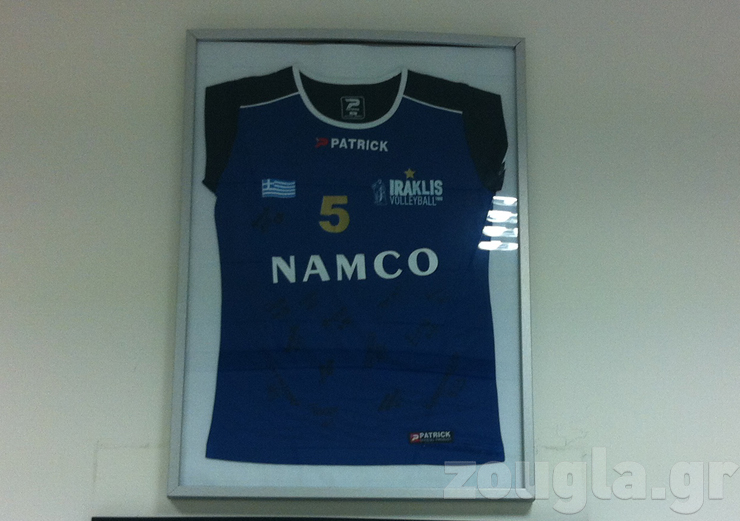 Η Namco είναι φέτος χορηγός της ομάδας βόλευ γυναικών του Ηρακλή