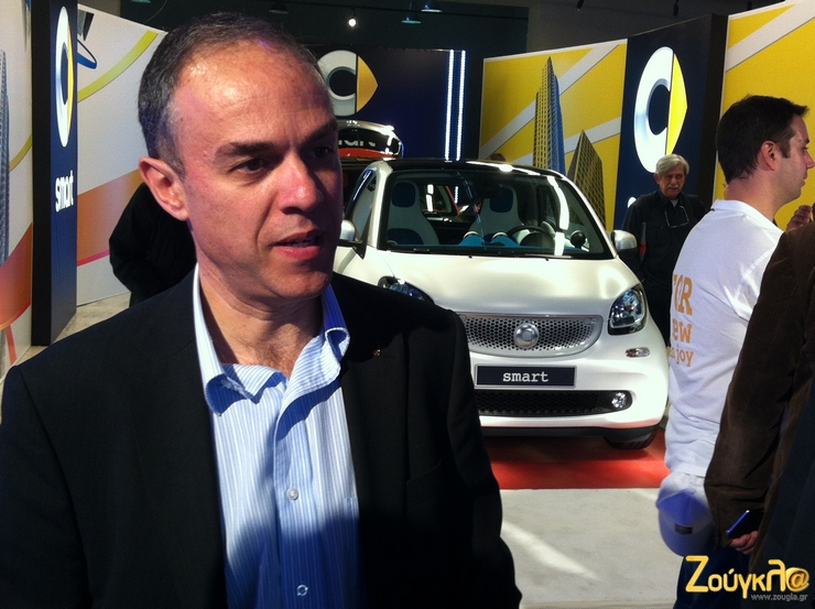 Ο πρόεδρος της Mercedes Benz Hellas Γιάννης Καλλίγερος...