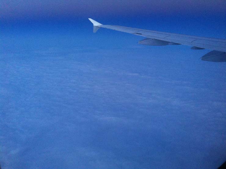 Λίγο μετά την απογείωση...