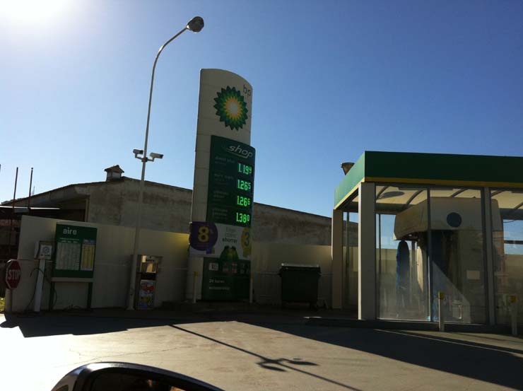 Οι τιμές των καυσίμων στην Μαγιόρκα την περασμένη εβδομάδα...