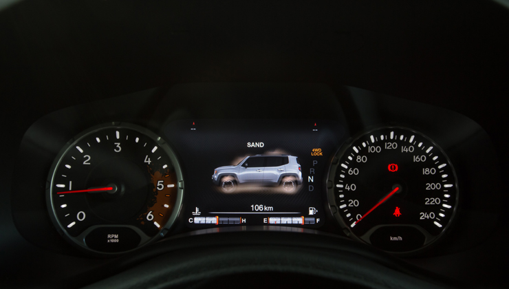 Ο πίνακας οργάνων...