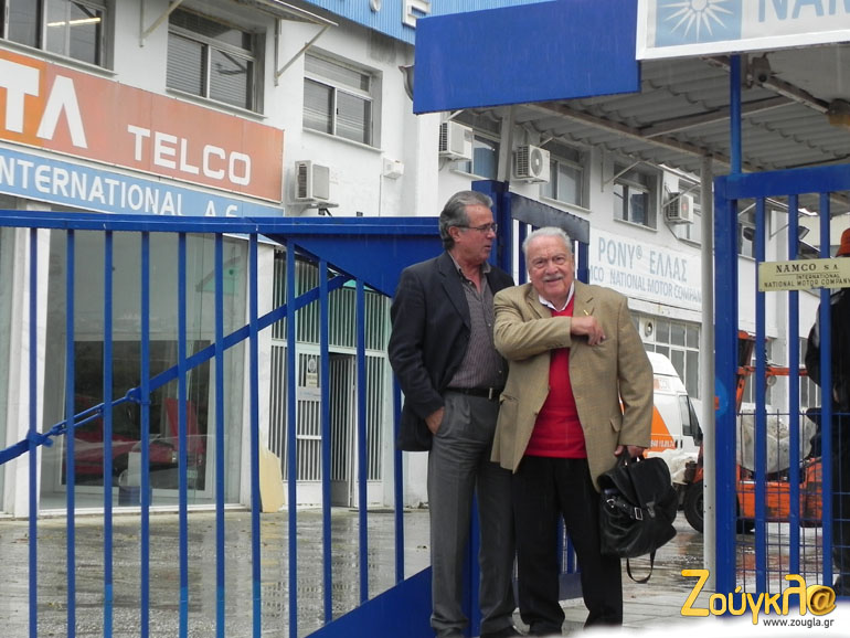 Πέτρος Κοντογούρης (δεξιά) και Νικόλαος Ρούσσης βρίσκονται στην Αθήνα για να συζητήσουν και να ξεμπλέξουν το θέμα με την έγκριση τύπου...