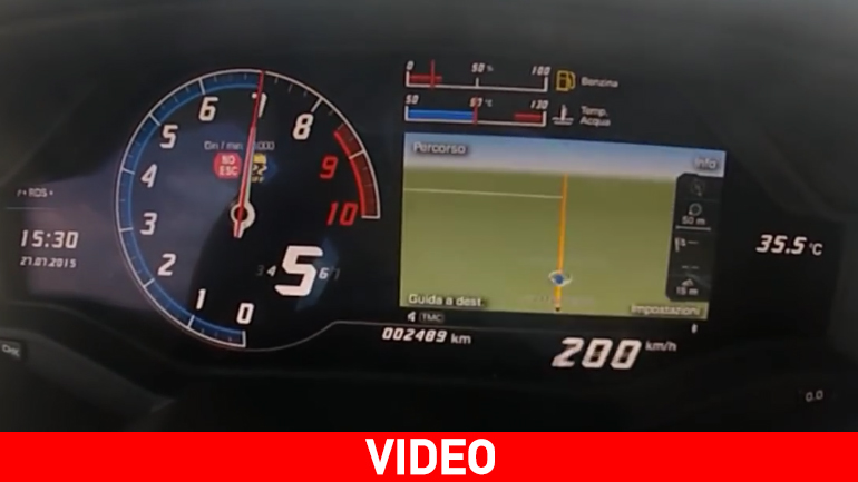 Δείτε πως επιταχύνει από στάση στα 200 χλμ./ώρα η Lamborghini Ηuracan