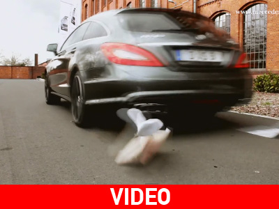 Έλιωσε τα λάστιχα και το… κατέγραψε σε χαρτί!