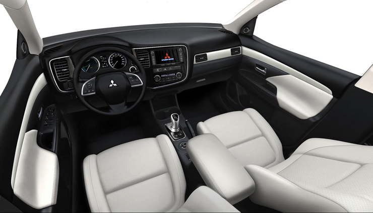 Το εσωτερικό του συγκεκριμένου Mitsubishi