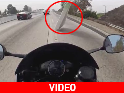 Οδηγούσε και ήρθε κατά πάνω του ένα… στρώμα