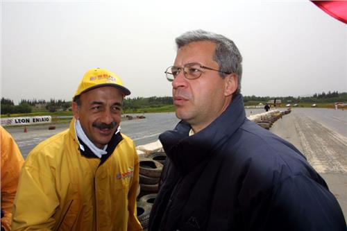 Δημήτρης Μιχελακάκης (αριστερά) και Νίκος Παπασταθόπουλος