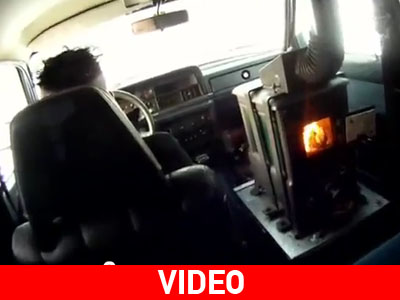 Απίστευτο: Έβαλε… σόμπα στο αυτοκίνητό του!