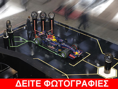 To περίπτερο της Pirelli στη Γενεύη