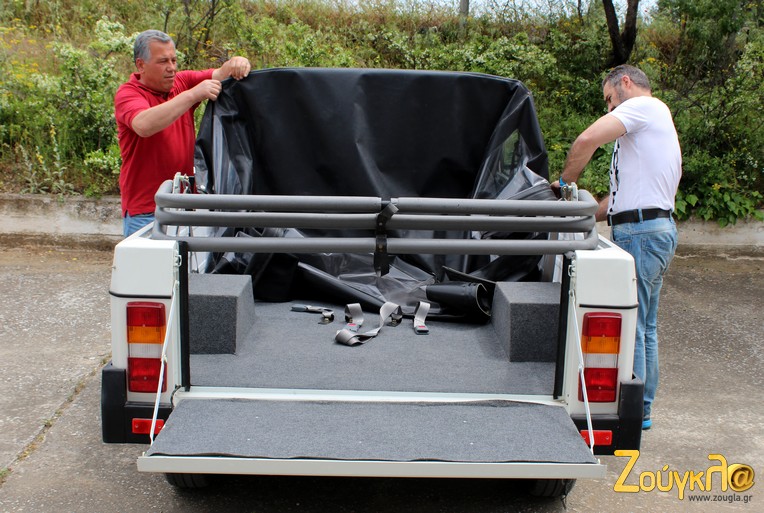 Με απλές κινήσεις μπορείς να απομονώσεις το χώρο οδηγού και συνοδηγού...
