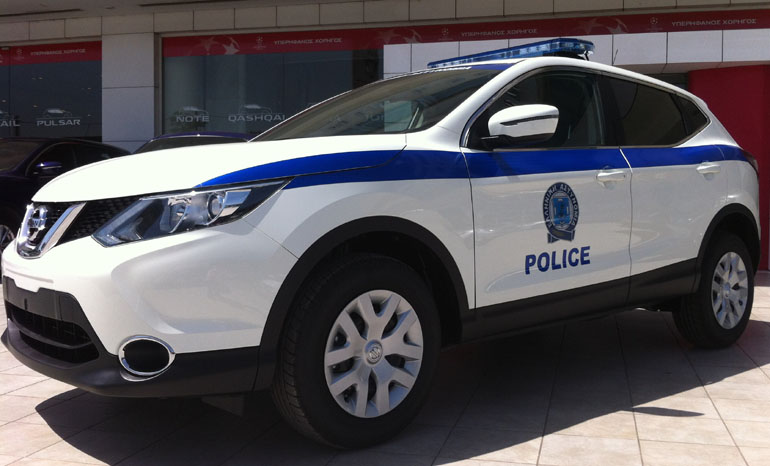 To Nissan Qashqai και... περιπολικό!!!