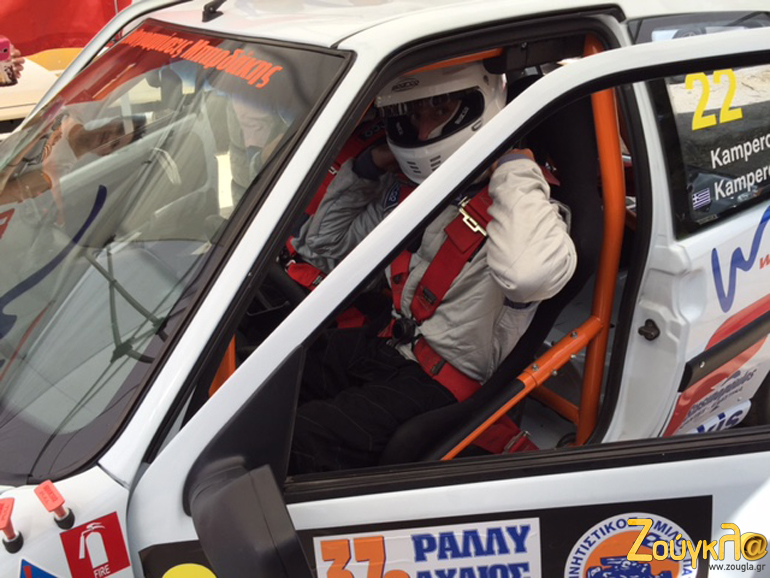 O Αλέξανδρος Καμπέρος έκανε πολύ καλή εμφάνιση με το Peugeot 106...