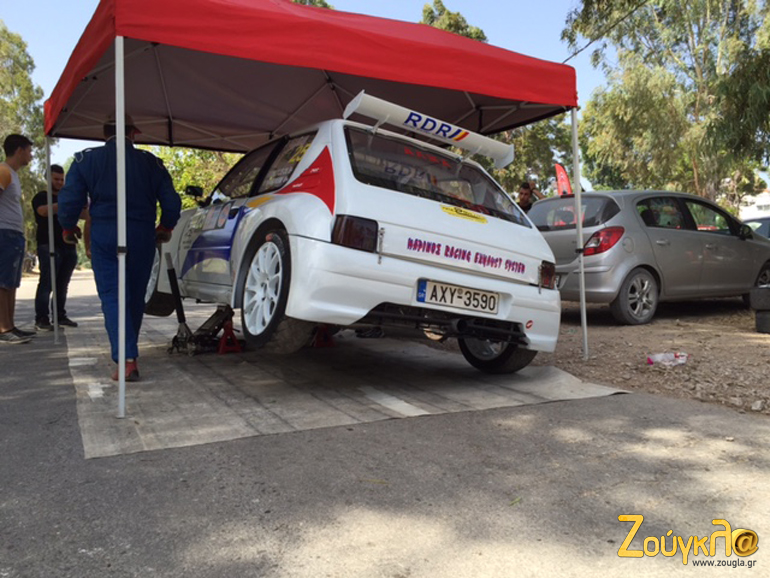 Πέταγε... το Peugeot 205 του Ροϊδόπουλου και τελικά τερμάτισε στην 5η θέση της γενικής!