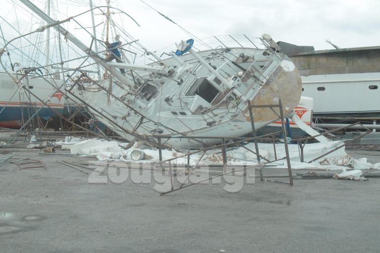 Σημερινή εικόνα από το Λαύριο...