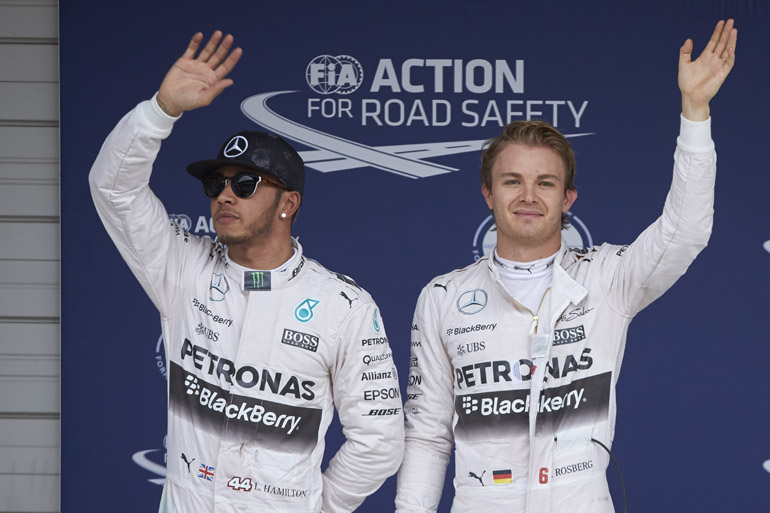 Οι πιλότοι της Mercedes Hamilton - Rosberg πέτυχαν το απόλυτο 1-2 στην Suzuka της Ιαπωνίας