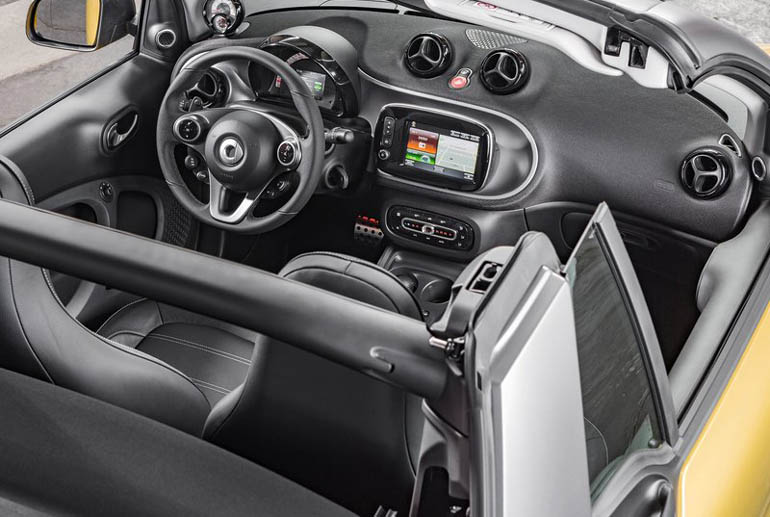 Η καμπίνα των δύο επιβατών...