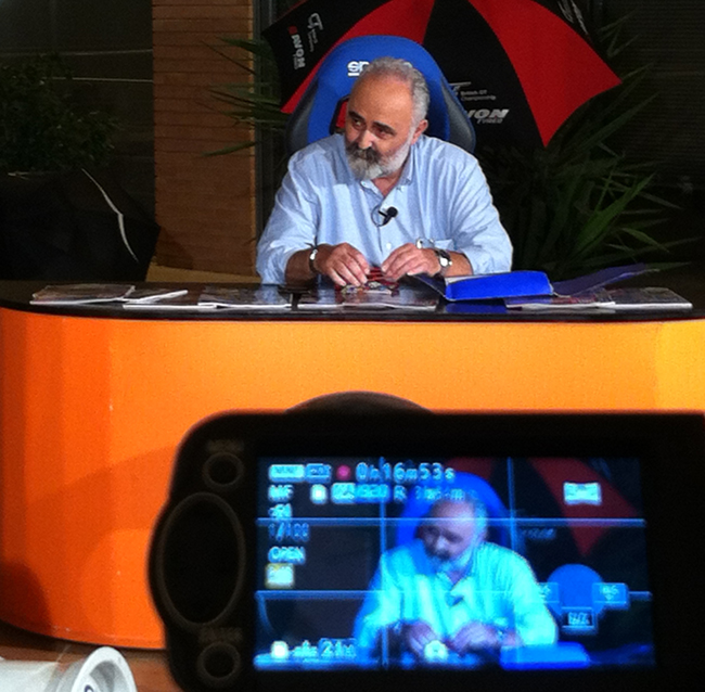 Στο γύρισμα της εκπομπής ήταν και ο πρόεδρος της ΕΛΠΑ Θεόδωρος Κόκκινος...