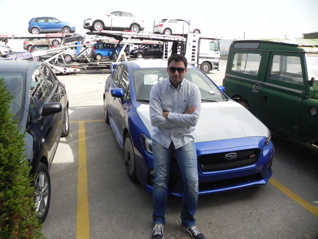 Αναμνηστική φωτογραφία με πρώτο WRX STi!!!