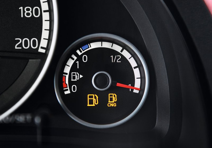 Το όργανο μέτρησης καυσίμου βενζίνης και φυσικού αερίου (CNG) 