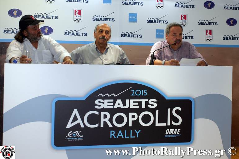 Ο νέος Αλυτάρχης του ράλι Ακρόπολις Νίκος Μανώλης (δεξιά)