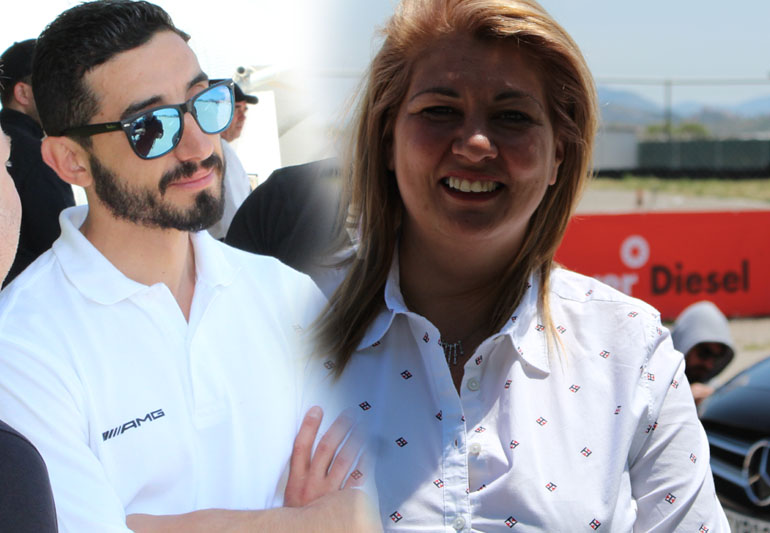 Παναγιώτης Ριτσώνης και Αλεξάνδρα Χρυσσού από την χθεσινή εκδήλωση στην οποία συμμετείχε και η Mercedes Benz Hellas...